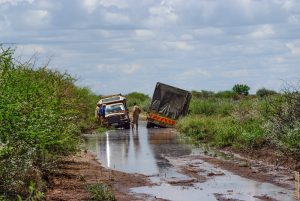 Central Kalahari Game Reserve Deception under water