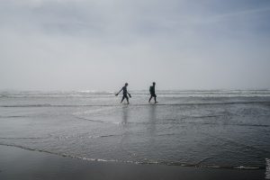 Foggy Long Beach Pacific Rim